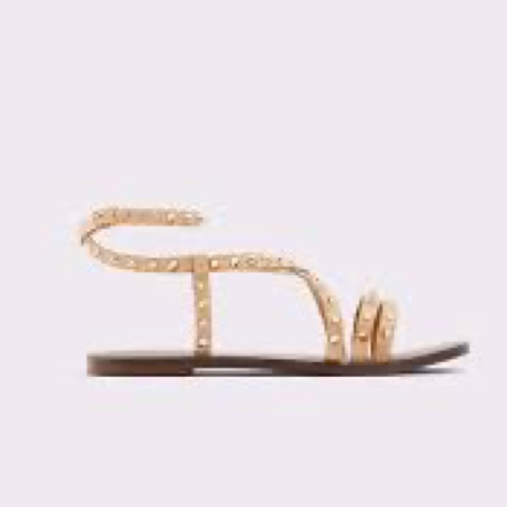 Aldo Gorgeous Gold Studded Sandal